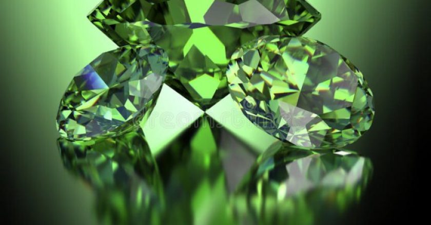 ¿Alguna vez has visto un diamante verde?