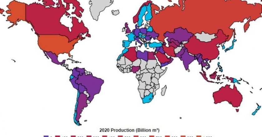 Los 10 principales países productores de gas natural del mundo