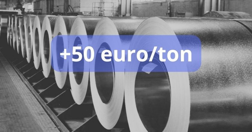 ArcelorMittal sube 50 euros los precios de los coil de acero (HRC)