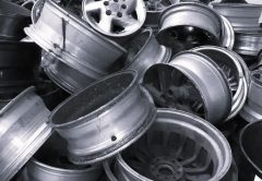Residuos de llantas de aluminio