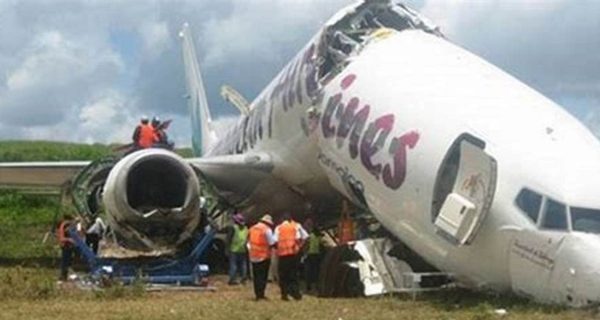 Accidente aéreo de un Boeing 737 en Guya