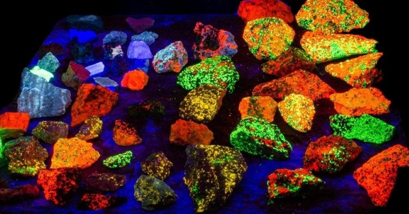 Minerales fluorescentes