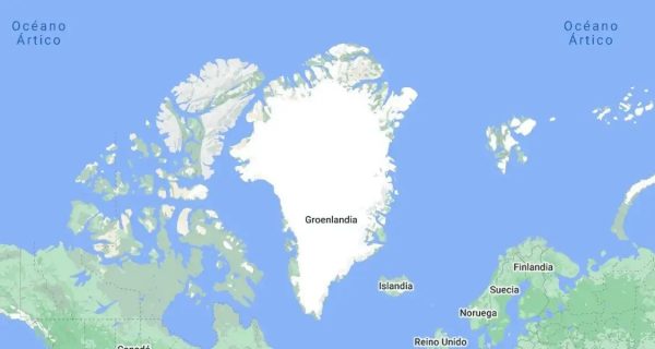 Mapa de Groenlandia