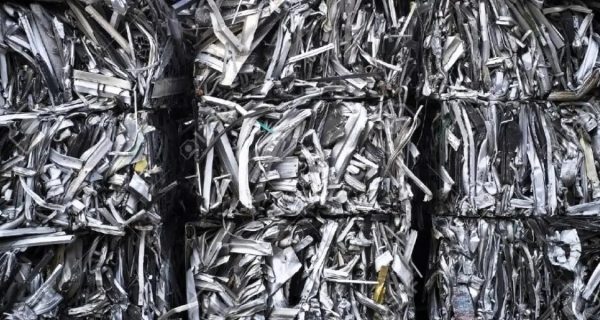 Chatarra de aluminio en paquetes
