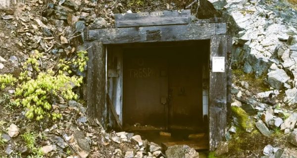 Una vieja mina de oro.