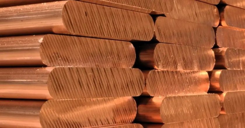 Barras de cobre