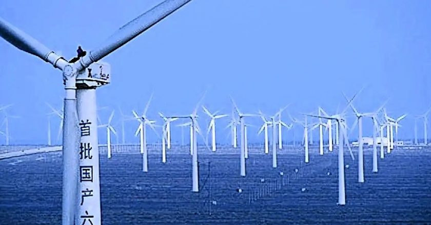 Parque eólico en China